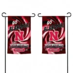 Nebraska Cornhuskers Garden Flag Custom Swirl Vortex Red Best Selling