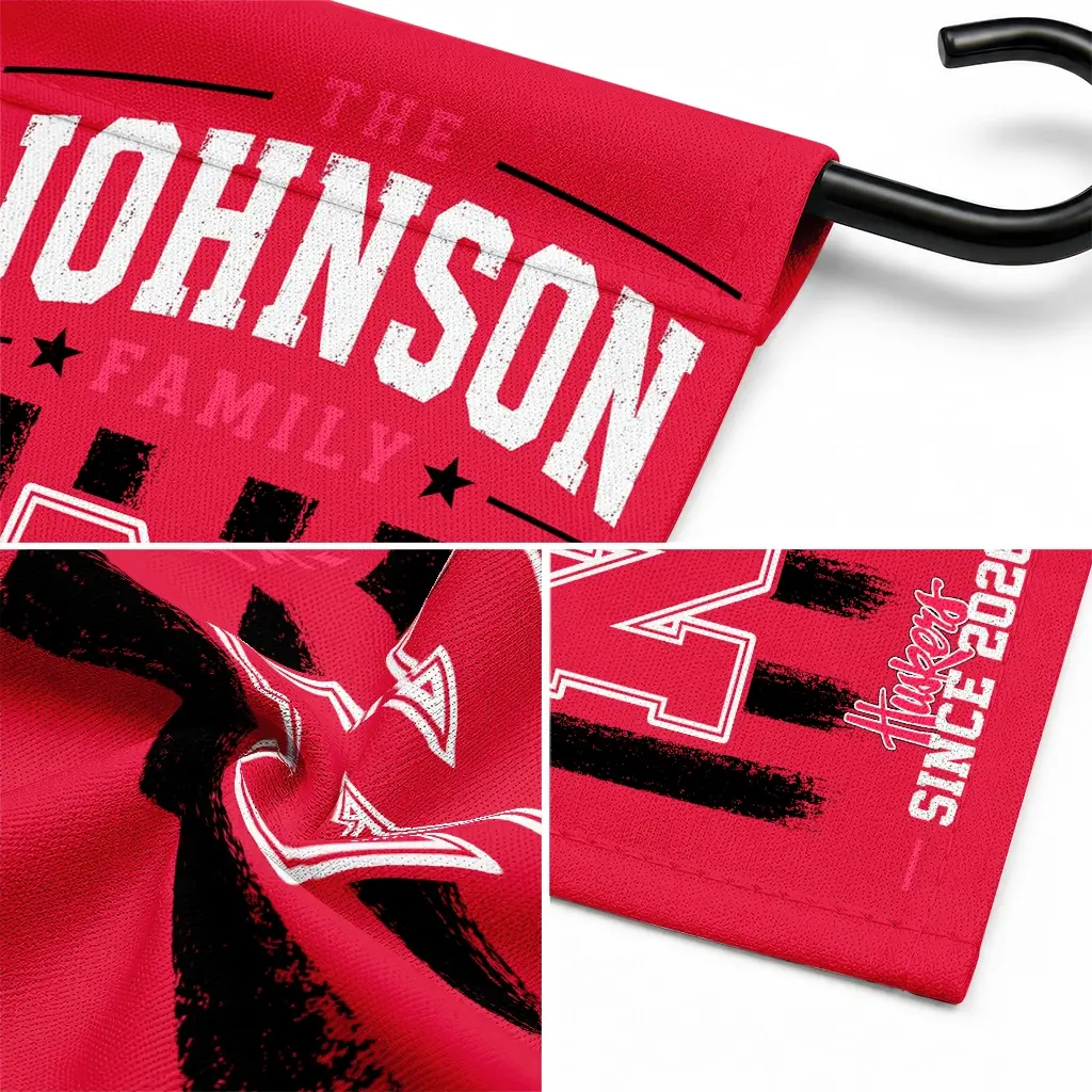 Nebraska Cornhuskers Garden Flag Customized Distressed Stripes Red Latest Model Nebraska Cornhuskers Garden Flag Customized Distressed Stripes Red Latest Model
