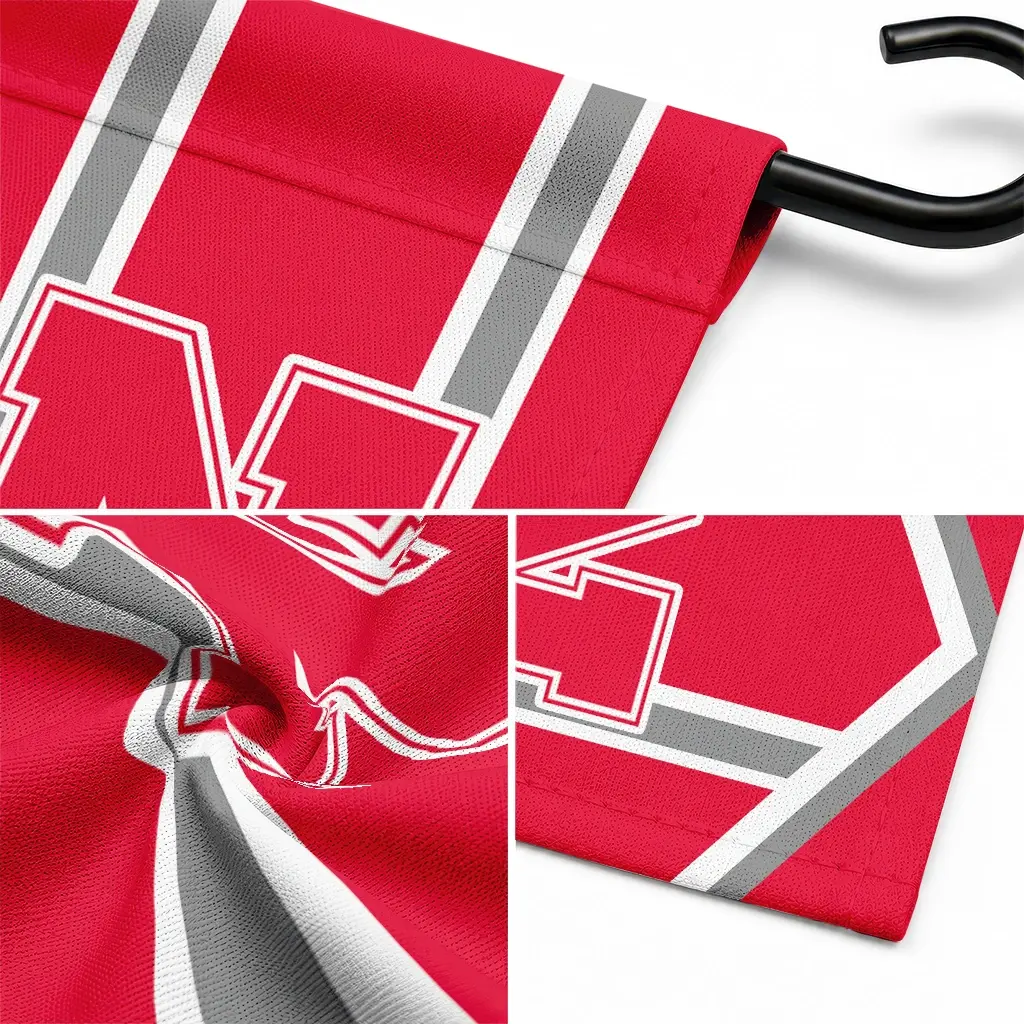Nebraska Cornhuskers Garden Flag Personalized Chevron Stripes Red Latest Model Nebraska Cornhuskers Garden Flag Personalized Chevron Stripes Red Latest Model