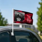 Nebraska Cornhuskers House Flag Customized Framed Photo Red Black Best Selling