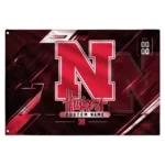 Nebraska Cornhuskers House Flag Customized Speed Slashes Red Best Selling