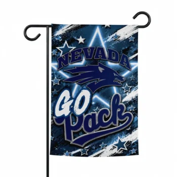 Nevada Wolf Pack Garden Flag Custom Glowing Star Blue Best Selling