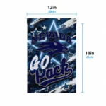 Nevada Wolf Pack Garden Flag Custom Glowing Star Blue Best Selling
