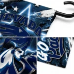 Nevada Wolf Pack Garden Flag Custom Glowing Star Blue Best Selling