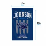 Nevada Wolf Pack Garden Flag Customized Distressed Stripes Blue Best Selling