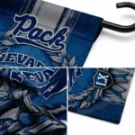 Nevada Wolf Pack Garden Flag Customized Laurel Wreath Blue Best Selling
