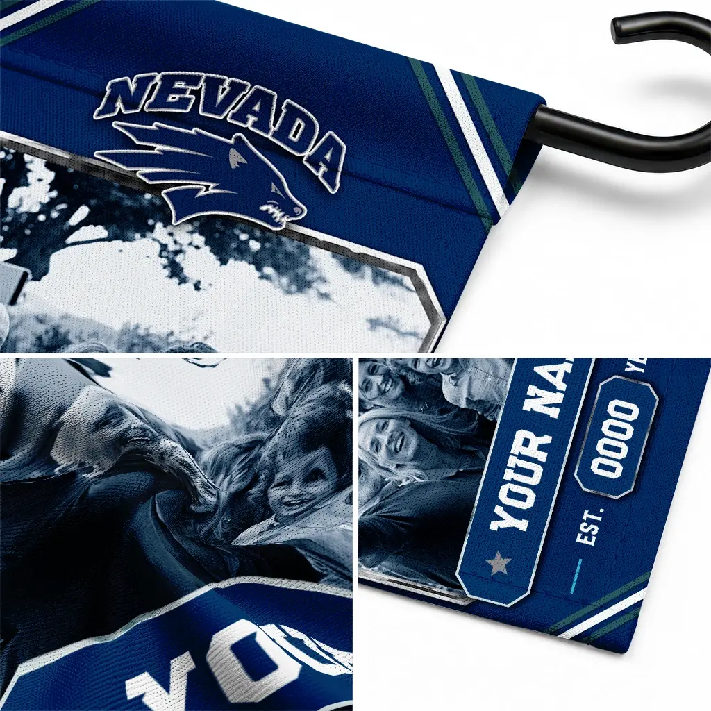 Nevada Wolf Pack Garden Flag Customized Photo Frame Blue Latest Model Nevada Wolf Pack Garden Flag Customized Photo Frame Blue Latest Model