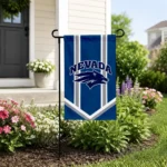 Nevada Wolf Pack Garden Flag Personalized Chevron Stripes Blue Best Selling