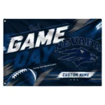 Nevada Wolf Pack House Flag Custom Action Streaks Blue Best Selling