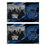 Nevada Wolf Pack House Flag Customized Framed Photo Blue Black Best Selling