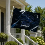 Nevada Wolf Pack House Flag Customized Speed Slashes Blue Best Selling