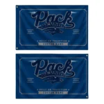 Nevada Wolf Pack House Flag Personalized Ornate Border Blue Best Selling