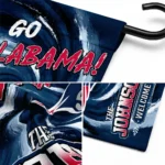 New England Patriots Garden Flag Custom Swirl Vortex Blue Best Selling