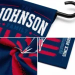 New England Patriots Garden Flag Customized Distressed Stripes Blue Best Selling
