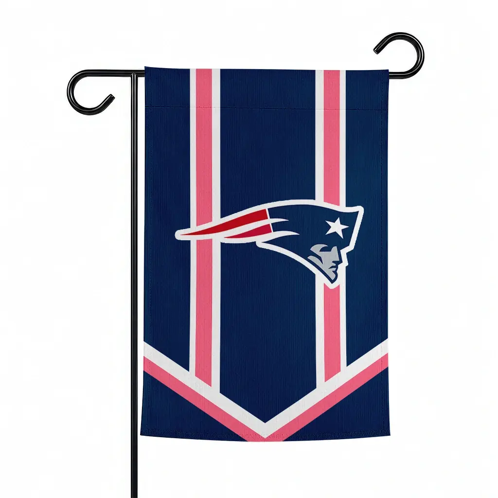 New England Patriots Garden Flag Personalized Chevron Stripes Blue Best Selling New England Patriots Garden Flag Personalized Chevron Stripes Blue Best Selling