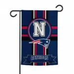 New England Patriots Garden Flag Personalized Circle Medallion Blue Best Selling