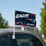 New England Patriots House Flag Custom Action Streaks Blue Best Selling