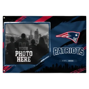 New England Patriots House Flag Customized Framed Photo Blue Black Best Selling