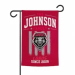 New Mexico Lobos Garden Flag Custom Distressed Stripes Red Best Selling