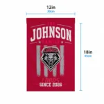 New Mexico Lobos Garden Flag Custom Distressed Stripes Red Best Selling
