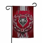 New Mexico Lobos Garden Flag Custom Laurel Wreath Red Best Selling