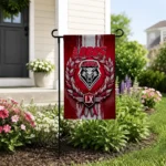 New Mexico Lobos Garden Flag Custom Laurel Wreath Red Best Selling