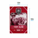 New Mexico Lobos Garden Flag Custom Photo Frame Red Best Selling