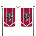 New Mexico Lobos Garden Flag Customized Chevron Stripes Red Best Selling
