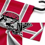 New Mexico Lobos Garden Flag Customized Chevron Stripes Red Best Selling