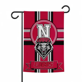 New Mexico Lobos Garden Flag Customized Circle Medallion Red Best Selling