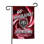 New Mexico Lobos Garden Flag Personalized Swirl Vortex Red Best Selling