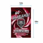 New Mexico Lobos Garden Flag Personalized Swirl Vortex Red Best Selling