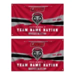 New Mexico Lobos House Flag Customized Brushed Streaks Red Best Selling