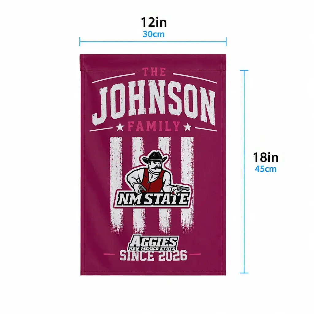 New Mexico State Aggies Garden Flag Custom Distressed Stripes Crimson High Quality New Mexico State Aggies Garden Flag Custom Distressed Stripes Crimson High Quality