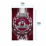 New Mexico State Aggies Garden Flag Custom Laurel Wreath Crimson Best Selling
