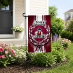 New Mexico State Aggies Garden Flag Custom Laurel Wreath Crimson Best Selling