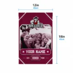 New Mexico State Aggies Garden Flag Custom Photo Frame Crimson Best Selling