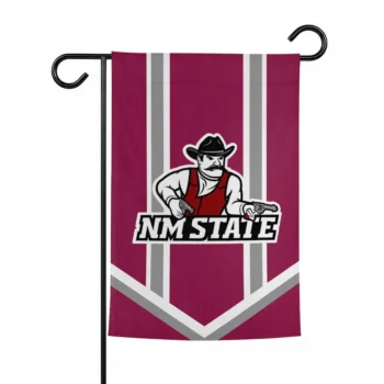 New Mexico State Aggies Garden Flag Customized Chevron Stripes Crimson Best Selling