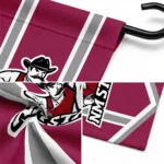 New Mexico State Aggies Garden Flag Customized Chevron Stripes Crimson Best Selling