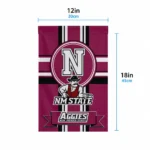 New Mexico State Aggies Garden Flag Customized Circle Medallion Crimson Best Selling