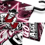 New Mexico State Aggies Garden Flag Personalized Glowing Star Crimson Best Selling