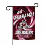 New Mexico State Aggies Garden Flag Personalized Swirl Vortex Crimson Best Selling