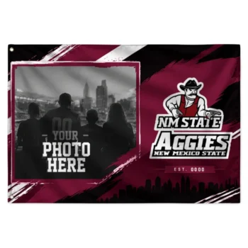 New Mexico State Aggies House Flag Custom Framed Photo Crimson Black Best Selling