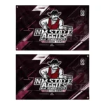 New Mexico State Aggies House Flag Custom Speed Slashes Crimson Best Selling