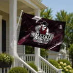 New Mexico State Aggies House Flag Custom Speed Slashes Crimson Best Selling