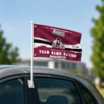 New Mexico State Aggies House Flag Customized Brushed Streaks Crimson Best Selling