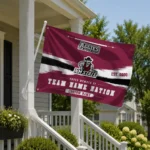 New Mexico State Aggies House Flag Customized Brushed Streaks Crimson Best Selling