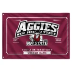 New Mexico State Aggies House Flag Customized Ornate Border Crimson Best Selling
