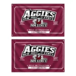 New Mexico State Aggies House Flag Customized Ornate Border Crimson Best Selling