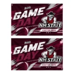 New Mexico State Aggies House Flag Personalized Action Streaks Crimson Best Selling